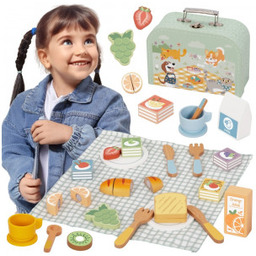 Zabawka Tooky Zestaw Piknikowy Owoce do Krojenia Śniadaniow