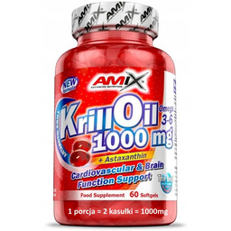 Amix Krill Oil 1000mg OLEJ Z KRYLA OMEGA