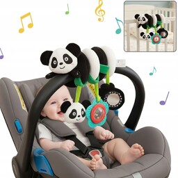 Zabawka Sensoryczna Do Wózka Łóżeczka Fotelika Bujaczka Spirala