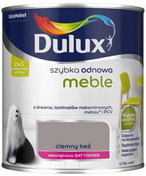 Farba Dulux Szybka Odnowa Meble 0,75l Ciemny beż