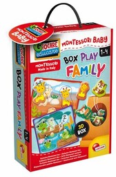 LISCIANI Gra edukacyjna Montessori Baby Box Rodziny zwierząt