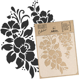 Szablon Malarski Scrapbooking  Craft // Kwiaty