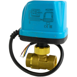 Elektrozawór wody DN15 1/2 cala 230V zawór kulowy