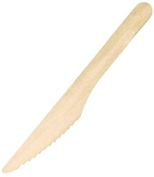 Fiesta Nóż jednorazowy drewniany 100 szt. 16cm