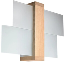 Kinkiet FENIKS 1 naturalne drewno SL.0077 - Sollux