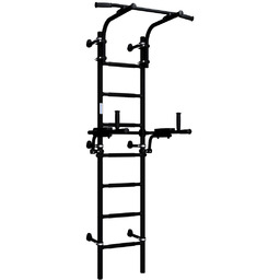 Wallbarz Drabinka gimnastyczna metalowa Teenager Plus przyścienny czarna