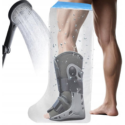 OCHRANIACZ WODOODPORNY NA NOGĘ OSŁONA GIPSU DO KĄPIELI