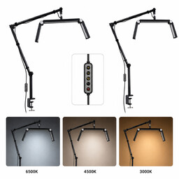 Lampa kosmetyczna Moon biurkowa do przedłużania rzęs led