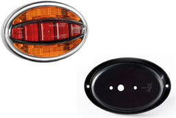 Lampa tylna FRISTOM FT-355 LED uniwersalna z obudową