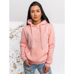 Bluza damska jasnoróżowa kangurka Denley W02A1-56