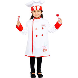 (PKT) (9907541) Dziecięcy kostium Peppa Pig Chef Set