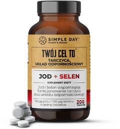 Simple Day Jod i Selen, 200 tabletek