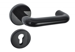 Klamka drzwiowa bezpieczna Assa Abloy 9x9x125 z szyldem