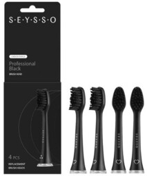 SEYSSO Końcówka szczoteczki Professional Carbon (4 szt.) (Dokładne