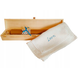 Gromnica z wosku pszczelego i lniana szatka