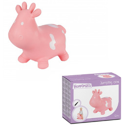 Skoczek Krówka różowa Tootiny Hoppimals dmuchany skoczek pompka
