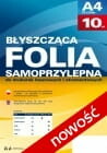 Samoprzylepna folia do drukarek atramentowych A4 100mic/10ark