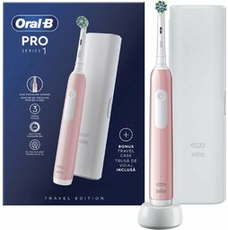 Braun Oral-B szczoteczka elektryczna PRO1 PINK + ETUI