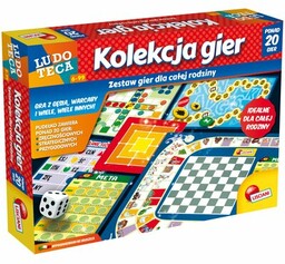 LISCIANI Gra planszowa Ludoteca Zestaw 20 Gier 304-PL89154