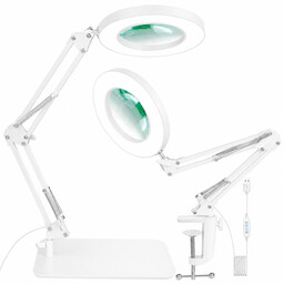 Lampa lupa kosmetyczna biurkowa do przedłużania rzęs led