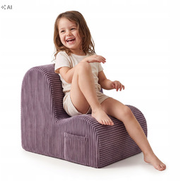 Mebel fotel KiddyMoon Km-ft-cloud fioletowy Uni