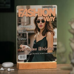 Lampka ramka XL z wydrukiem Fashion Way