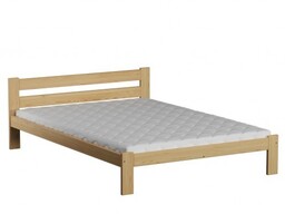 Outlet - Łóżko drewniane Mato 180x200 białe