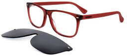 Okulary HAVAIANAS PARATY-CS-C9A. VIEW + CLIP-ON, Kolor czerwony.