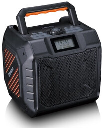 Lenco ODR-160GY Budowlane Radio FM, DAB+ 35W Czarny