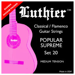 Luthier 20 Popular Supreme Struny do Gitary Klasycznej