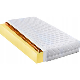 Piankowy materac 130x200 kokos twardy H2 H3 anatomiczny