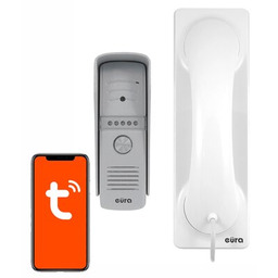 EURA Wideodomofon VDP-50A3W Biały Wi-Fi