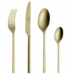 Gerlach Zestaw sztućców 24 szt. mat Modern Gold
