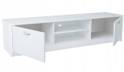 Szafka stolik Rtv 2DC 160cm Biała komoda regał