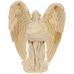 Puckator Klęczący aniołek figurka świecznik na podgrzewacze, półka