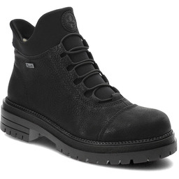 Rieker Czarne Botki Wygodne Buty Damskie