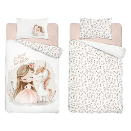 Detexpol Pościel bawełniana dziecięca 90x120 do łóżeczka -