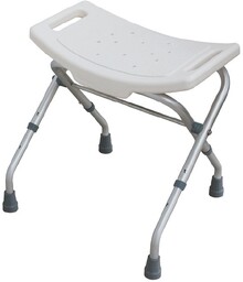 ALUMINIOWY taboret prysznicowy - składany z regulacją (tpsr)