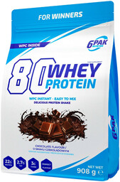 6PAK Nutrition 80 Whey Protein 908g
