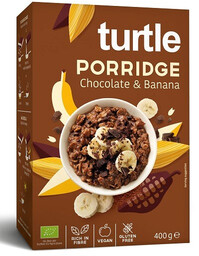 Turtle Owsianka czekoladowo bananowa bezglutenowa 400 g (EKO)
