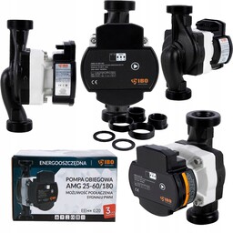 Pompa Obiegowa Elektroniczna Ibo Amg 25/60/180 Pwm śrubunki