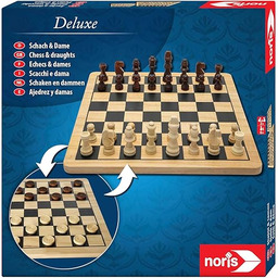 noris 606104577 Deluxe szachy i warcaby - klasyk