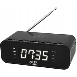 Radio sieciowe Fm Adler Ad 1192b Radiobudzik
