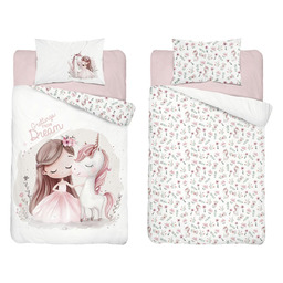 Detexpol Pościel bawełniana dziecięca 90x120 do łóżeczka -