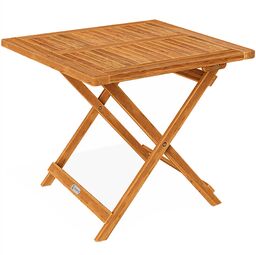 Casaria Stolik ogrodowy z drewna akacjowego 70 70