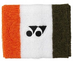 Frotka tenisowa Yonex Wristband Tricolor biała