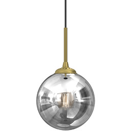 Milagro Lampa wisząca Reflex MLP8413 ball przydymiona złota