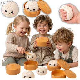 Gniotki Pierożki Gniotek Pieróg Antystresowy Squishy Sensoryczny Orginalne