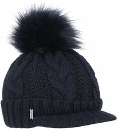 Czapka Britta Cable Knit by McBURN, ciemnoniebieski, One