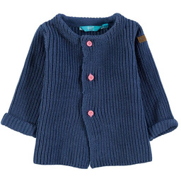 Granatowy niemowlęcy sweterek rozpinany Lief r.74